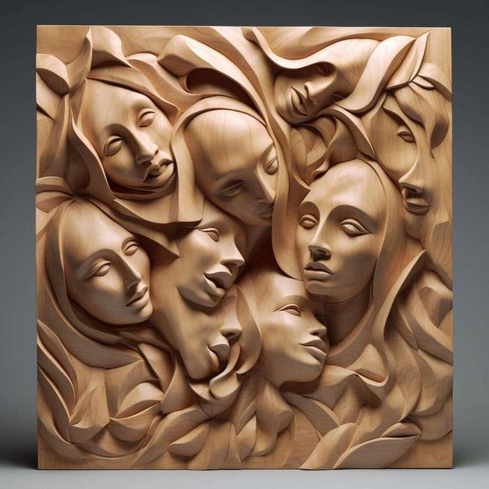 نموذج ثلاثي الأبعاد لآلة CNC 3D Art 